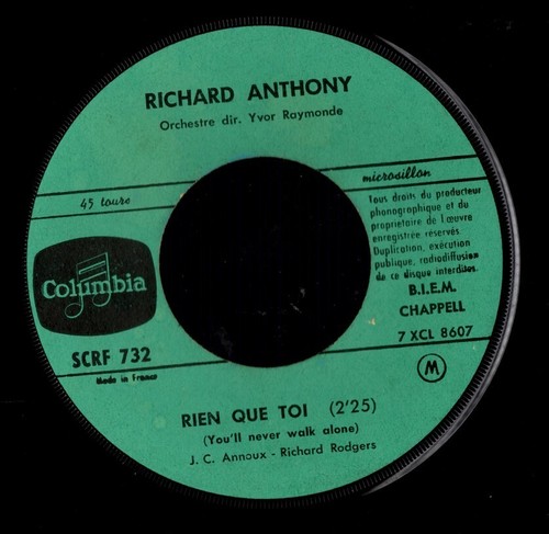 Richard anthony rien - anthony, toi