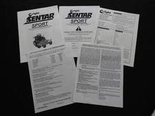 WRIGHT SENTAR SPORT MOWER OPERATORS & PARTS MANUAL 2006 MINTY