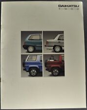 1992 Daihatsu Catalog Sales Brochure Charade Rocky 4x4 Nice Original 92