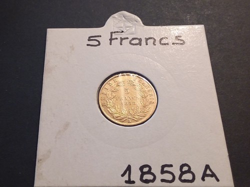 Francs napoléon iii - 5, .