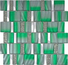 Aluminium Verre Vert Argent