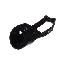 Muselière noir en nylon doux