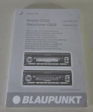 Operating Instructions Blaupunkt Car Radio Bristol CD35/Vancouver CD35 Stand 2/2005
