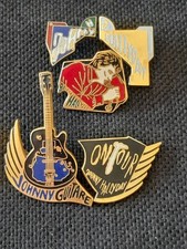 Johnny Hallyday Pin’s Lot. Puzzle. On Tour. Johnny Guitar