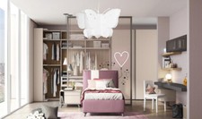 Lustre Chambre à Coucher Enfants Plafonnier A Plafond Papillon 33 CM Lampe