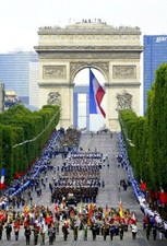 PLAQUE MÉTAL  arc de triomphe