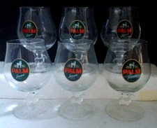 Lot 6 verres à bière 25 cl PALM SPECIALE  " PIED CHEVAL " , ref OD1119