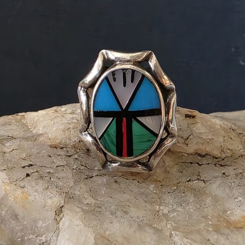 Bague amérindienne zuni - bague,