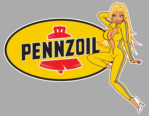Pennzoil left pin gauche - left, up