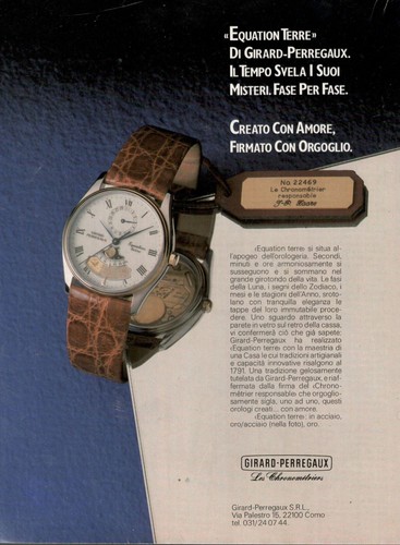 Girard perregaux équation - girard,