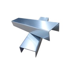 Profil U Acier Galvanisé Épaisseur 0,5mm - 2mm BAR Protection de Bord Rail