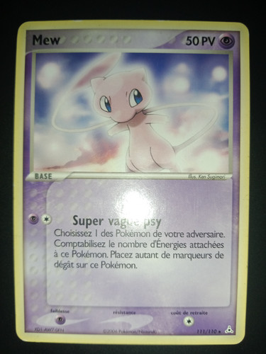 Carte pokémon mew 111 - carte, 111/110