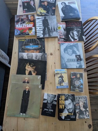 Lot collection johnny hallyday - lot,