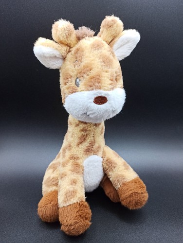 Doudou peluche girafe orange - girafe,