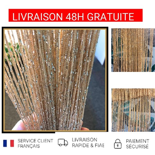 Rideau fils paillettes - rideau,