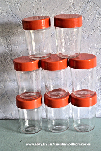 Lot pots pour yaourtiere - pour,