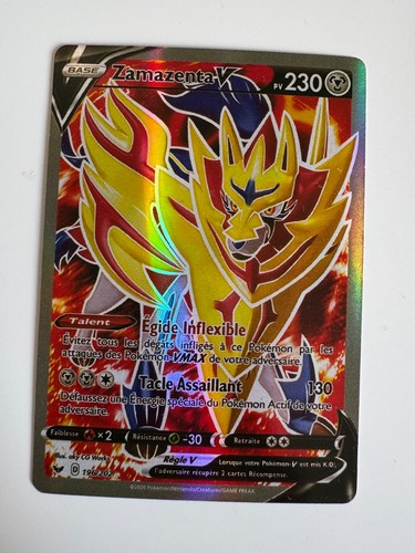 Carte pokémon zamazenta - pokémon,