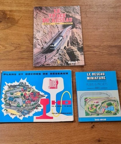 Lot livres tracé réseau - livres,