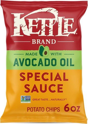 Kettle brand made with avocado - brand,