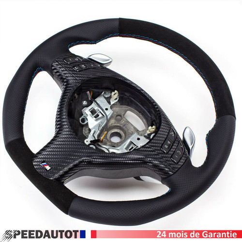 Volant cuir alcantara - volant,