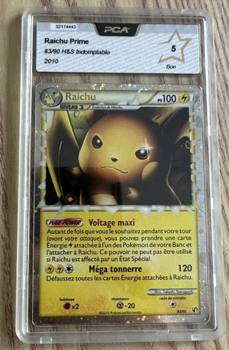 Carte pokémon raichu prime - carte,