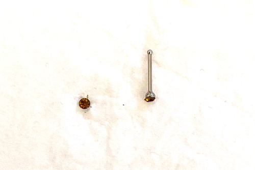 Piercing droit nez brillant - piercing,