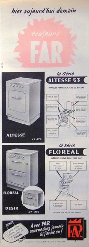 Publicité far cuisinière - far,