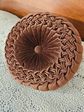 Coussin d'ornement rond en