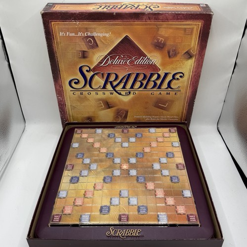 Scrabble deluxe edition - scrabble,