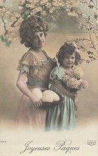 CP PAQUES FEMME PETITE FILLE