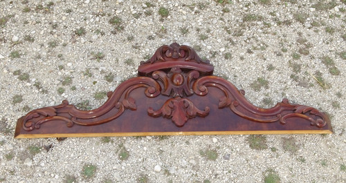 Joli ancien fronton placage - -joli,