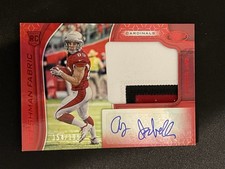2019 Panini Certified Andy Isabella Freshman Fabric Red RPA 154/199 Cardinals