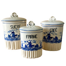 3 pots à épices anciens