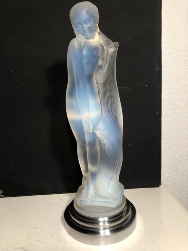 Statuette verre opalescent - statuette, en