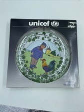 Villeroy Boch UNICEF Our Children Of The World Series Plate #4 Child & Rooster