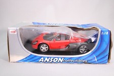 LJ792 ANSON 30350 1/18 1:18 Renault Sport Spider Convertible Red Car