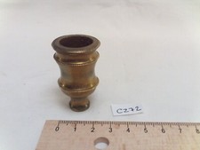 chandelier spout, brass candle holder H: 47.5 mm, Ø 29 mm, not 8 mm (CZ72)
