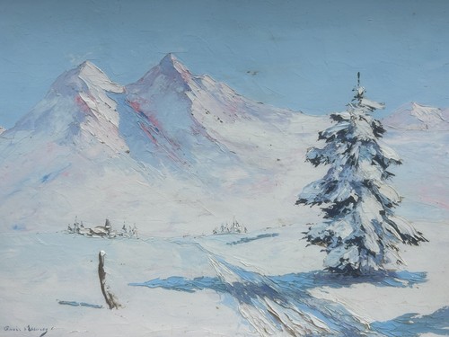 Alps hst painting ancient - alps,