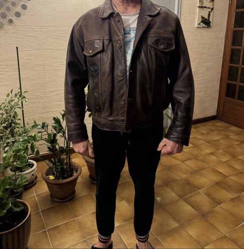 Blouson cuir véritable - en,