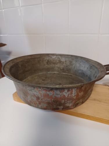 Poêle ancienne cuivre - ancienne, en