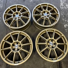 Prodrive OZ Racing JDM 17” 7J ET57 5x100 Gold Wheels for Subaru WRX STI Impreza