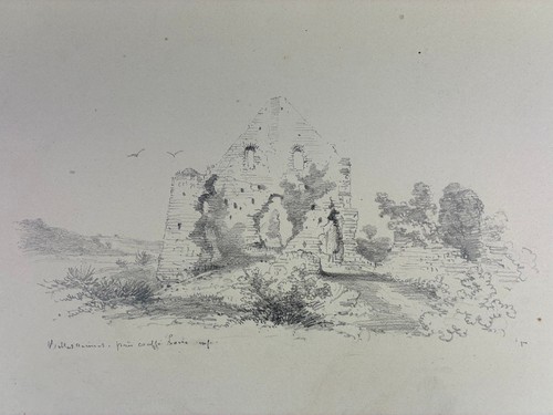 Dessin original milieu xixe - dessin,