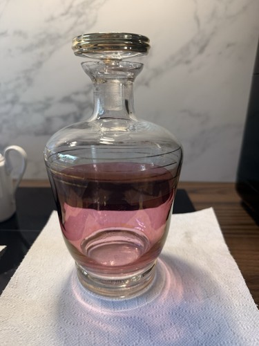 Carafe verre teinté - en, rose