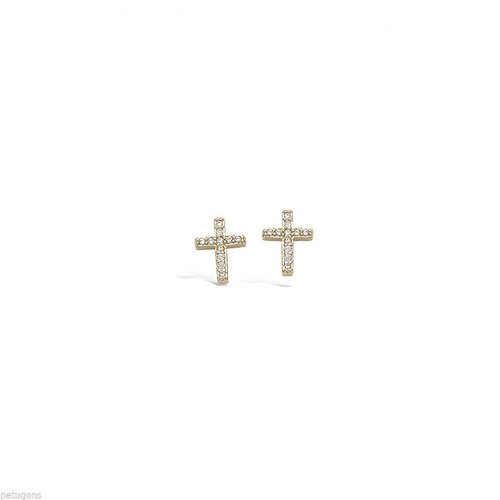 Boucles oreilles croix - boucles, d'oreilles
