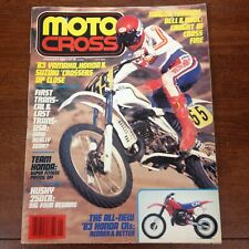 JANUARY 1983 MOTOCROSS MAGAZINE 125cc / 250cc NATIONALS WOMENS VINTAGE VMX YZ
