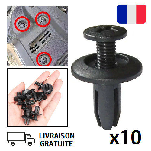 Clips fixation voiture - voiture, –