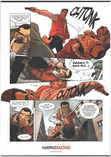 FAC - SIMILE D'UNE PLANCHE DE HABEMUS BASTARD DE SYLVAIN VALLEE NEUF