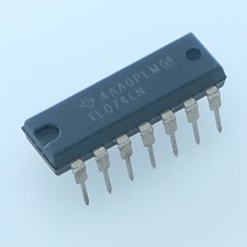 TL074CN Quad Low-Noise