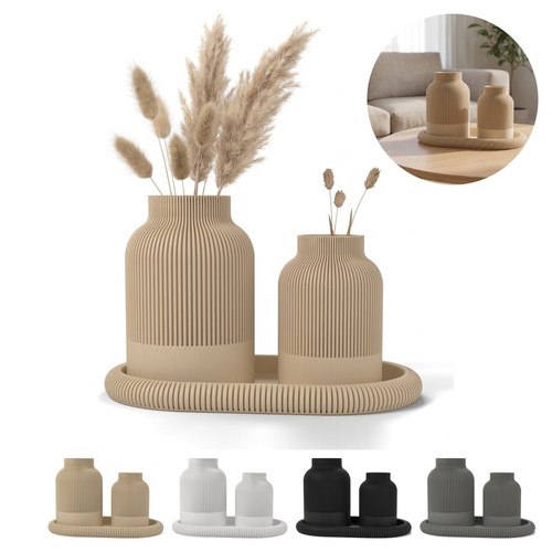 Set déco vases - set, avec