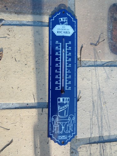 Thermometre émaillé 30cm - thermometre,